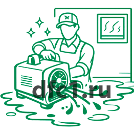 Сушка и уборка после потопа в Тобольске